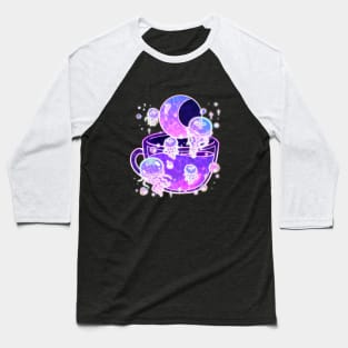 Cosmic Jellyfish Teacup Baseball T-Shirt